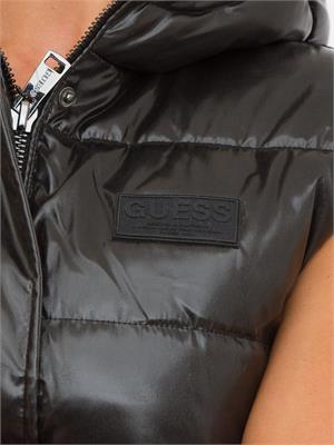 GILET GUESS JEANS NERO in DONNA