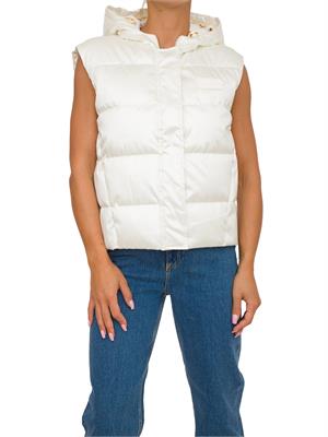 GILET GUESS JEANS AVORIO in DONNA