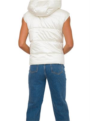 GILET GUESS JEANS AVORIO in DONNA