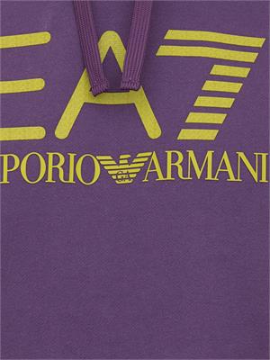 FELPA EA7 EMPORIO ARMANI VIOLA in UOMO