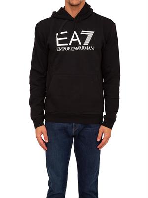 FELPA EA7 EMPORIO ARMANI NERO in UOMO