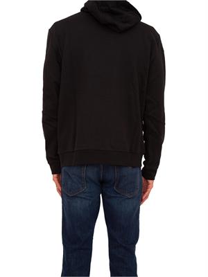 FELPA EA7 EMPORIO ARMANI NERO in UOMO