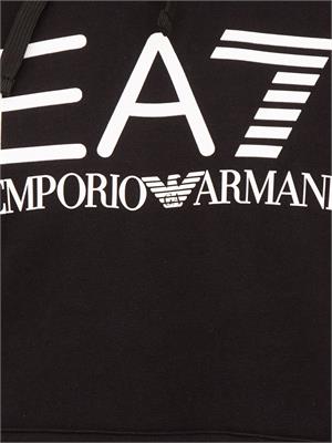 FELPA EA7 EMPORIO ARMANI NERO in UOMO