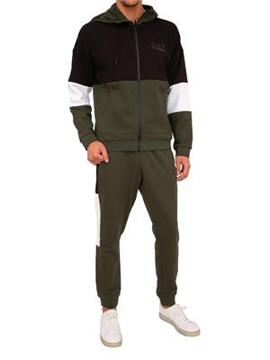 TUTA SPORTIVA EA7 EMPORIO ARMANI VERDE in UOMO