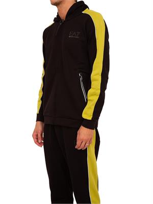 FELPA EA7 EMPORIO ARMANI NERO in UOMO