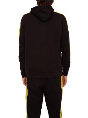 FELPA EA7 EMPORIO ARMANI NERO in UOMO
