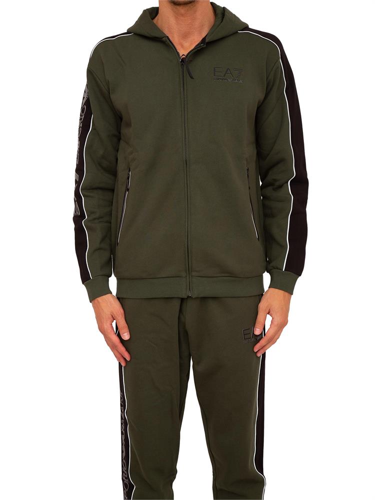 FELPA EA7 EMPORIO ARMANI VERDE