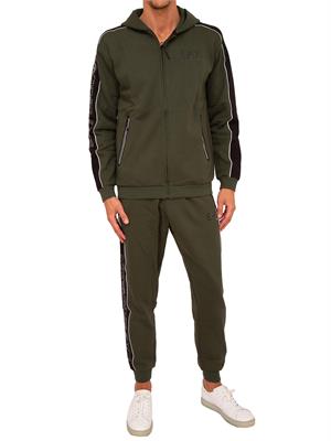 FELPA EA7 EMPORIO ARMANI VERDE in UOMO