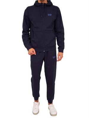 TUTA SPORTIVA EA7 EMPORIO ARMANI BLU in UOMO