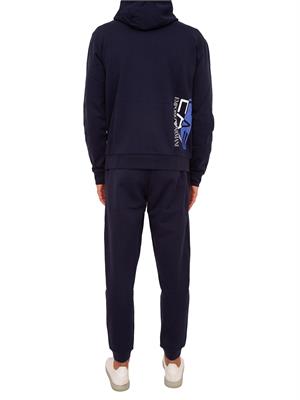 TUTA SPORTIVA EA7 EMPORIO ARMANI BLU in UOMO