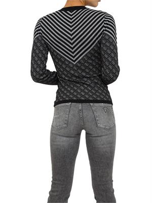 MAGLIA GUESS JEANS NERO in DONNA