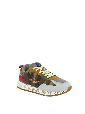 SNEAKERS AERONAUTICA MILITARE CAMOUFLAGE in UOMO