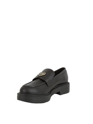 MOCASSINI LOVE MOSCHINO NERO in DONNA