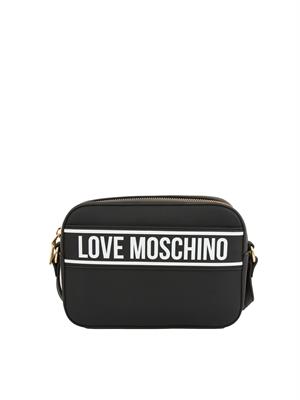 BORSA A SPALLA LOVE MOSCHINO NERO in DONNA
