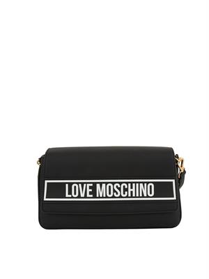 BORSA A SPALLA LOVE MOSCHINO NERO in DONNA