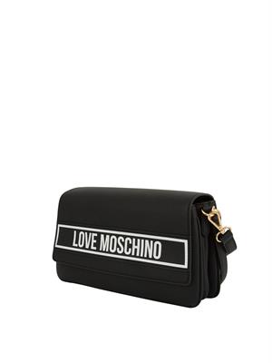 BORSA A SPALLA LOVE MOSCHINO NERO in DONNA