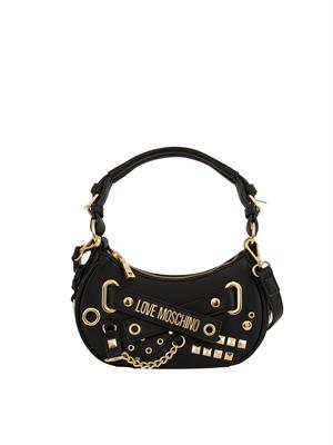 BORSA A SPALLA LOVE MOSCHINO NERO in DONNA
