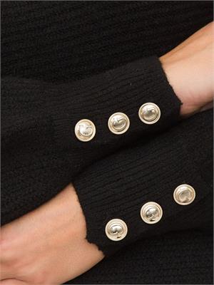 MAGLIA GUESS JEANS NERO in DONNA