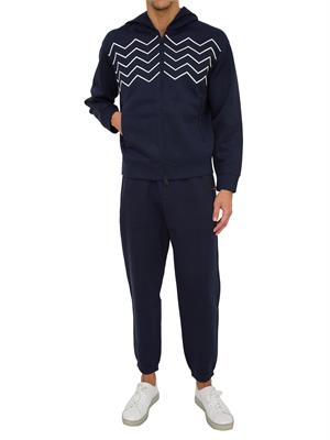 FELPA EMPORIO ARMANI BLU in UOMO