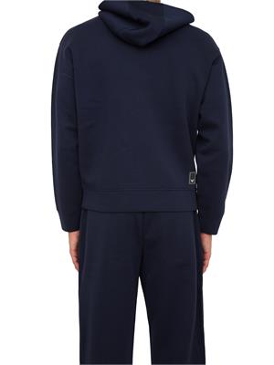 FELPA EMPORIO ARMANI BLU in UOMO