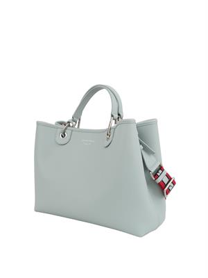 BORSA A SPALLA EMPORIO ARMANI CELESTE in DONNA