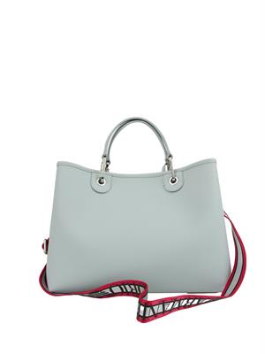 BORSA A SPALLA EMPORIO ARMANI CELESTE in DONNA
