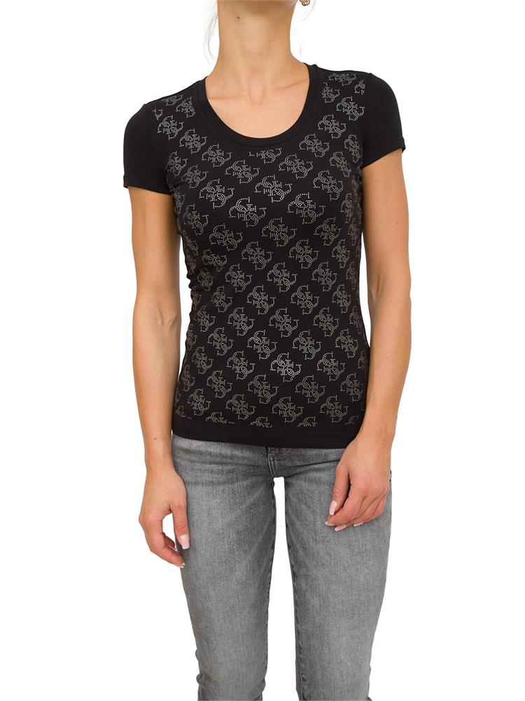 T-SHIRT GUESS JEANS NERO