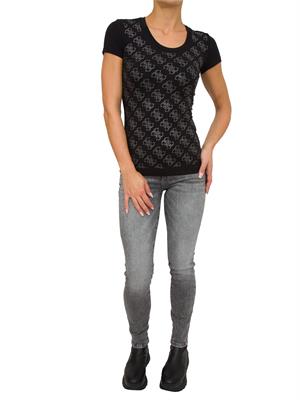 T-SHIRT GUESS JEANS NERO in DONNA