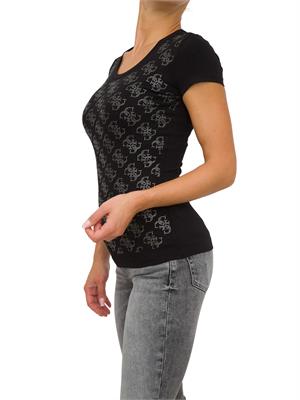 T-SHIRT GUESS JEANS NERO in DONNA