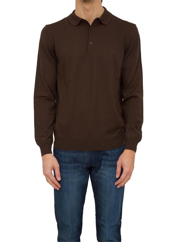 POLO BOSS MARRONE