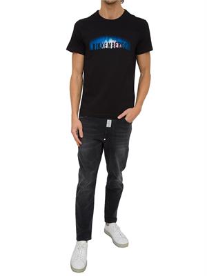 T-SHIRT BIKKEMBERGS NERO in UOMO