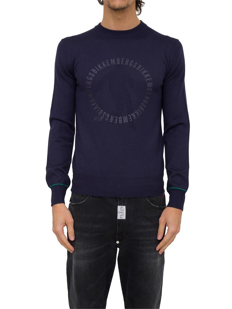 MAGLIA BIKKEMBERGS BLU