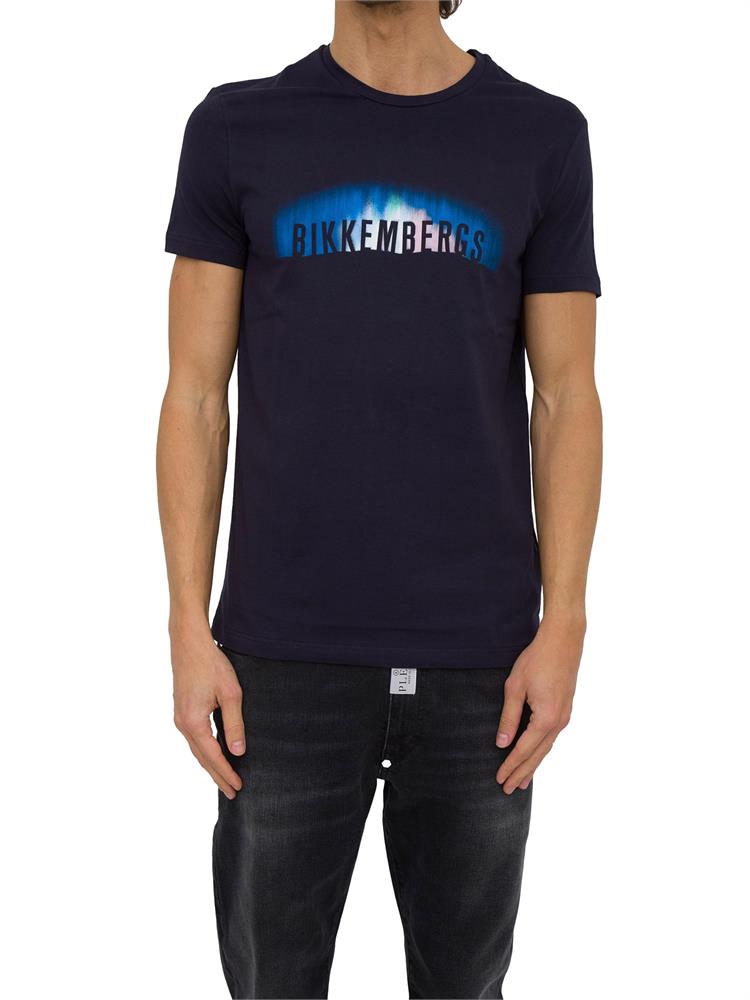 T-SHIRT BIKKEMBERGS BLU