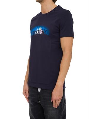 T-SHIRT BIKKEMBERGS BLU in UOMO