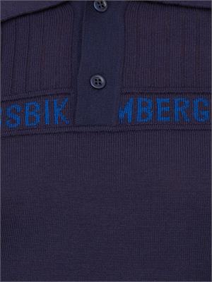 POLO BIKKEMBERGS BLU in UOMO