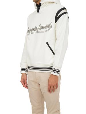 FELPA EMPORIO ARMANI BIANCO in UOMO
