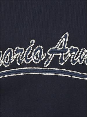 FELPA EMPORIO ARMANI BLU in UOMO