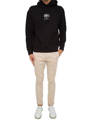 FELPA EMPORIO ARMANI NERO in UOMO