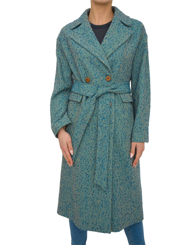 CAPPOTTO NENETTE TURCHESE