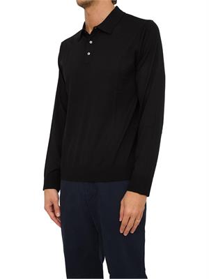 POLO CORNELIANI NERO in UOMO