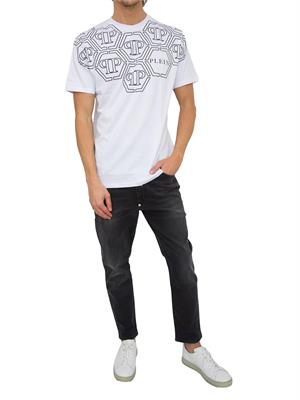 T-SHIRT PHILIPP PLEIN BIANCO in UOMO