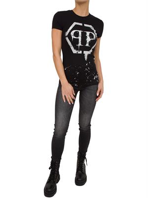 T-SHIRT PHILIPP PLEIN NERO in DONNA