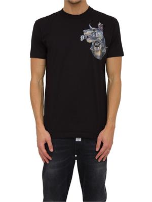T-SHIRT PHILIPP PLEIN NERO in UOMO