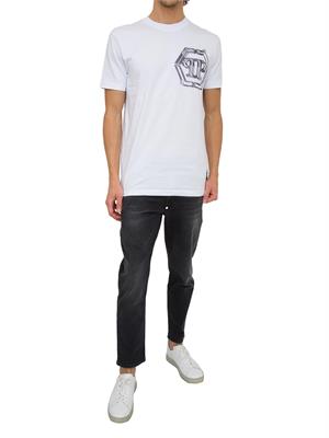 T-SHIRT PHILIPP PLEIN BIANCO in UOMO