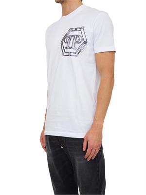 T-SHIRT PHILIPP PLEIN BIANCO in UOMO