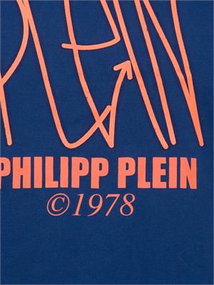 T-SHIRT PHILIPP PLEIN BLU in UOMO