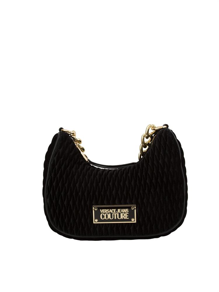 BORSA A SPALLA VERSACE JEANS COUTURE NERO