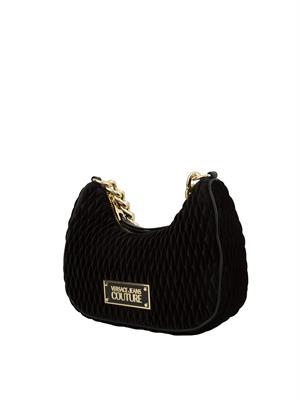 BORSA A SPALLA VERSACE JEANS COUTURE NERO in DONNA