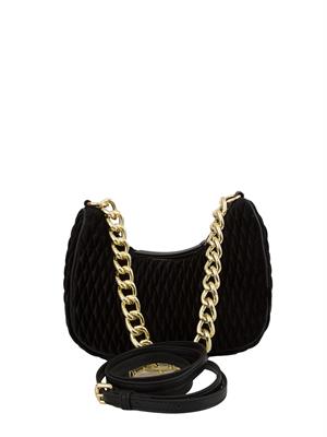 BORSA A SPALLA VERSACE JEANS COUTURE NERO in DONNA