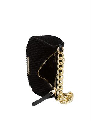 BORSA A SPALLA VERSACE JEANS COUTURE NERO in DONNA